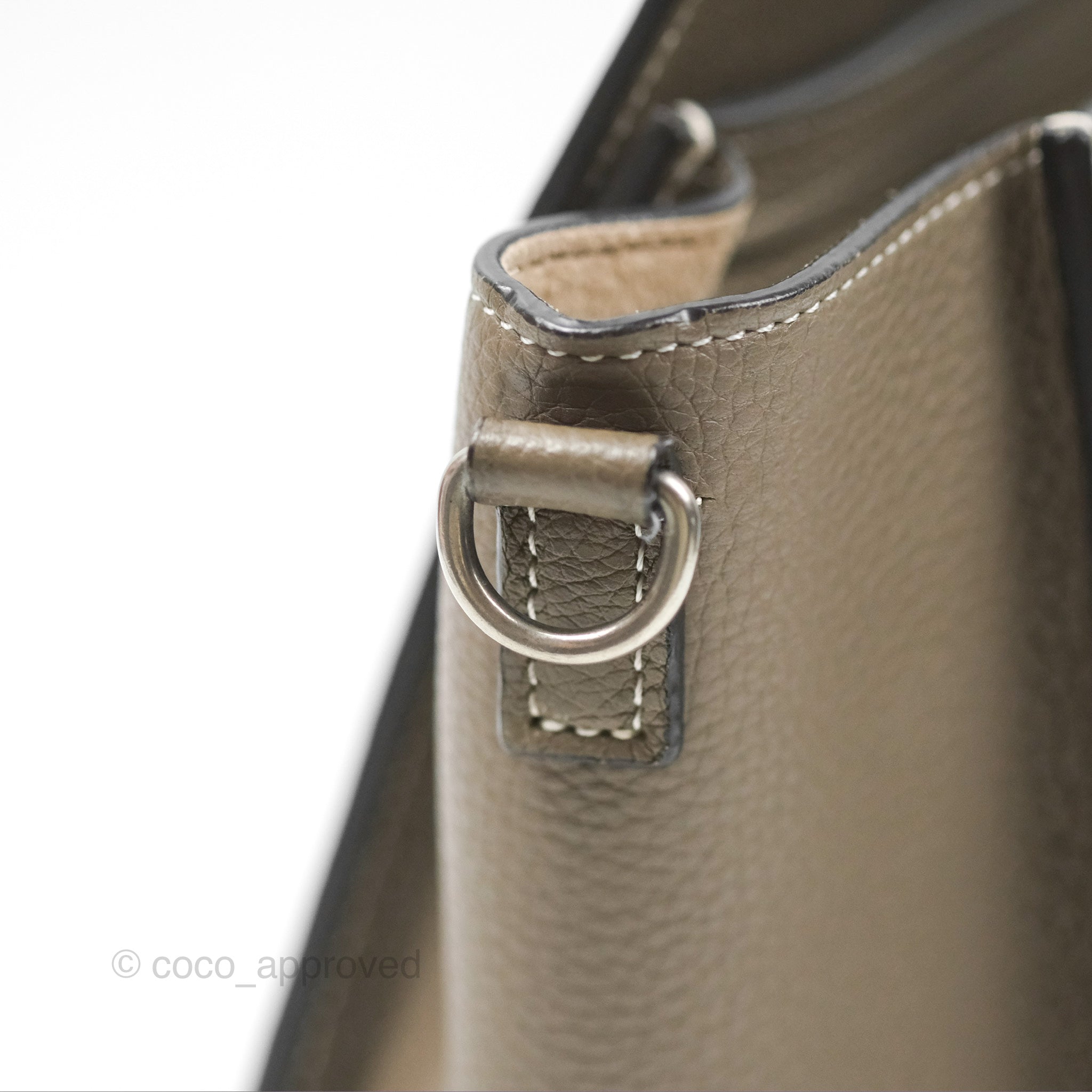 Celine Nano Luggage Bag in Souris Drummed Calfskin Leather - Stylish Crossbody Purse for Women, Perfect for Work, Travel & Everyday Use