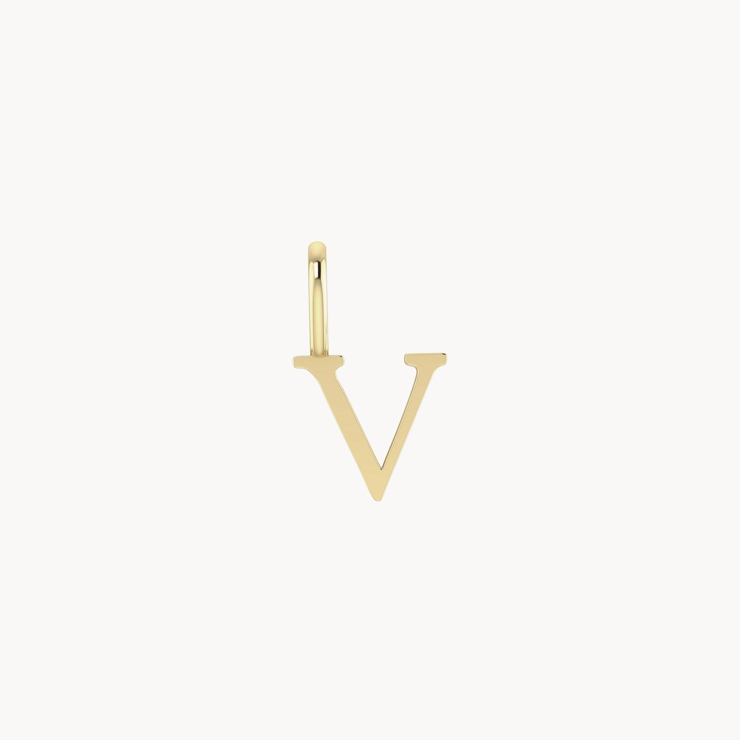 10K Yellow Gold Letter Charm - Personalized Initial Pendant for Necklaces & Bracelets - Perfect for Gifts, Birthdays, and Everyday Jewelry