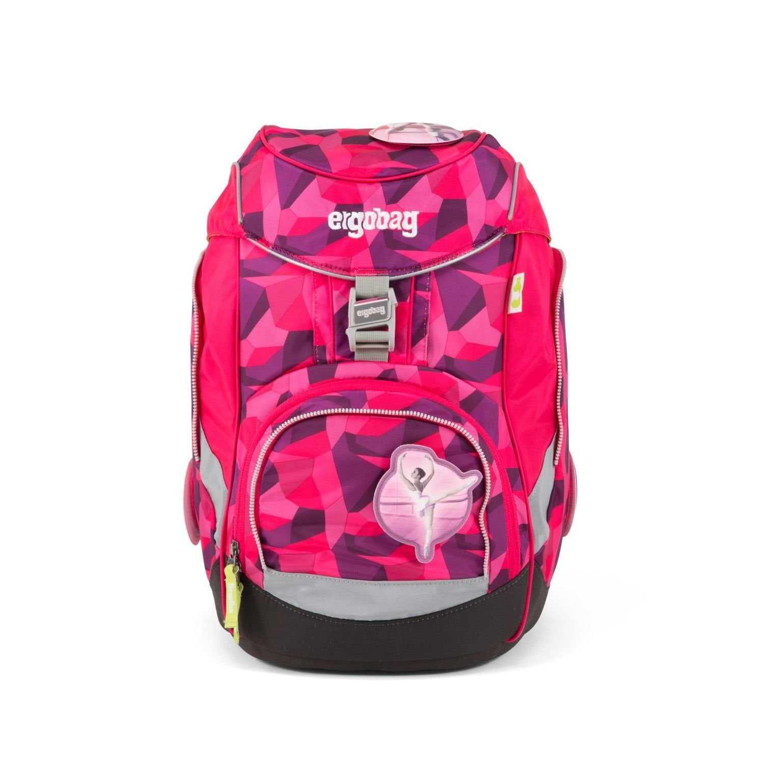 Ergobag School Backpack 6-Piece Set with PrimBear Ballerina Design - Durable & Lightweight for Kids, Perfect for School, Travel & Daily Use