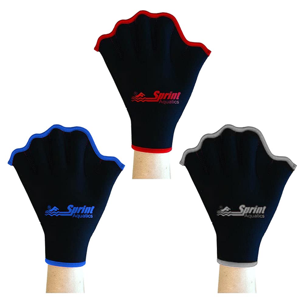 Sprint Neoprene Velcro Aqua Gloves - Waterproof & Durable for Swimming, Kayaking, and Water Sports | Ideal for Cold Weather & Outdoor Activities