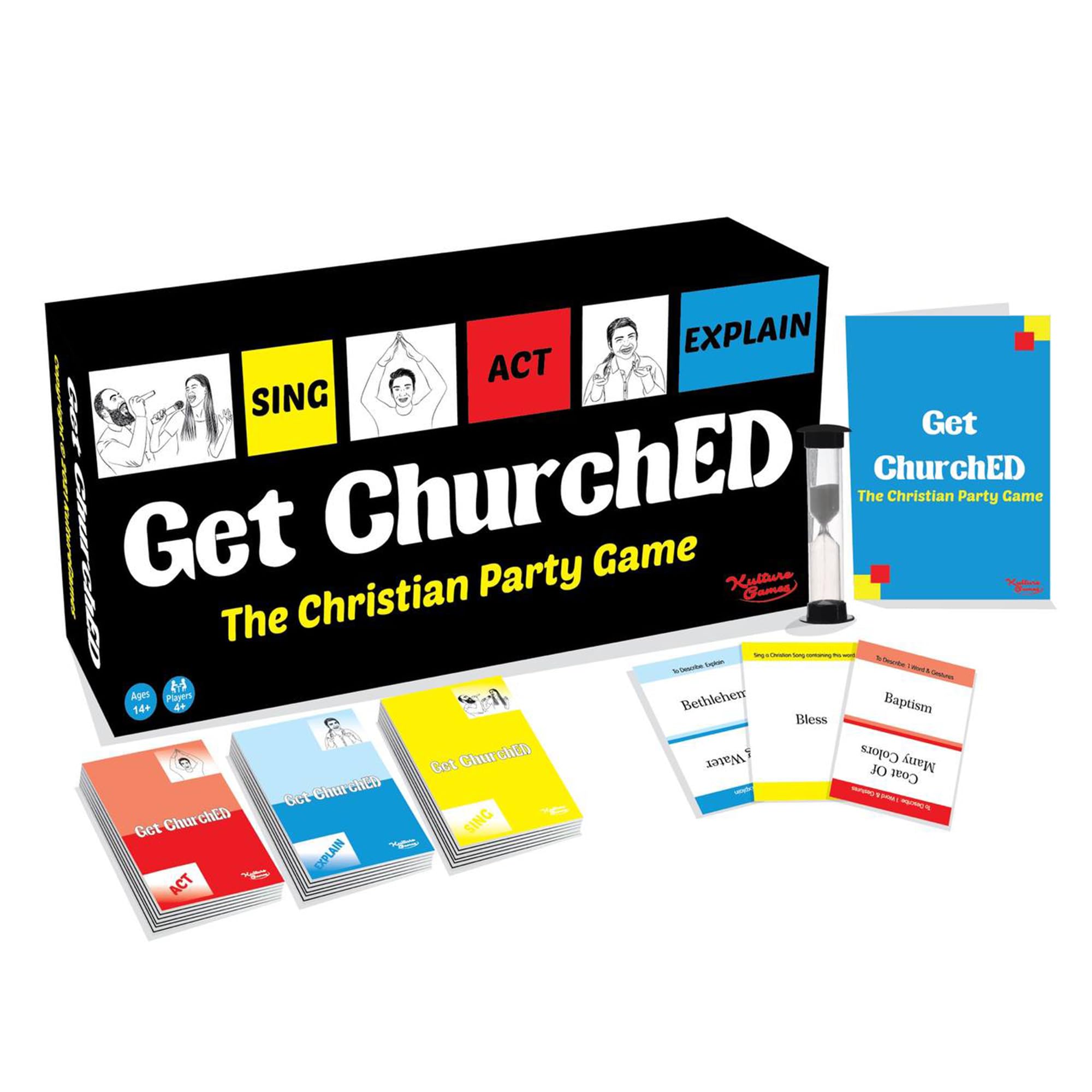 Christian Party Game - ChurchED for Family & Youth Groups | Bible Trivia & Charades