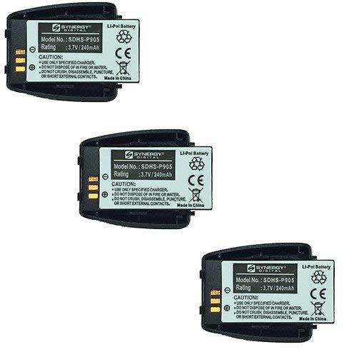 AT&T TL7912 Cordless Phone Combo Pack with 3 x SDHS-P905 Batteries - Perfect for Home & Office Communication