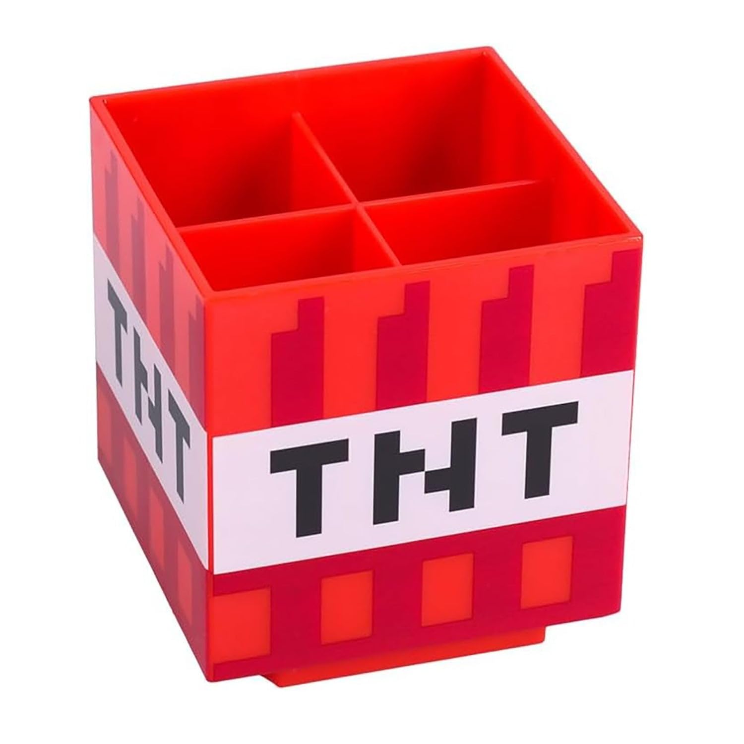 Minecraft Desktop Organizer Set – 4 Modular Blocks for Pencils, Pens & Markers | Customizable Stationery Holder | Gamer Decor & Desk Organization Accessory | Perfect for School, Office & Gaming Setup