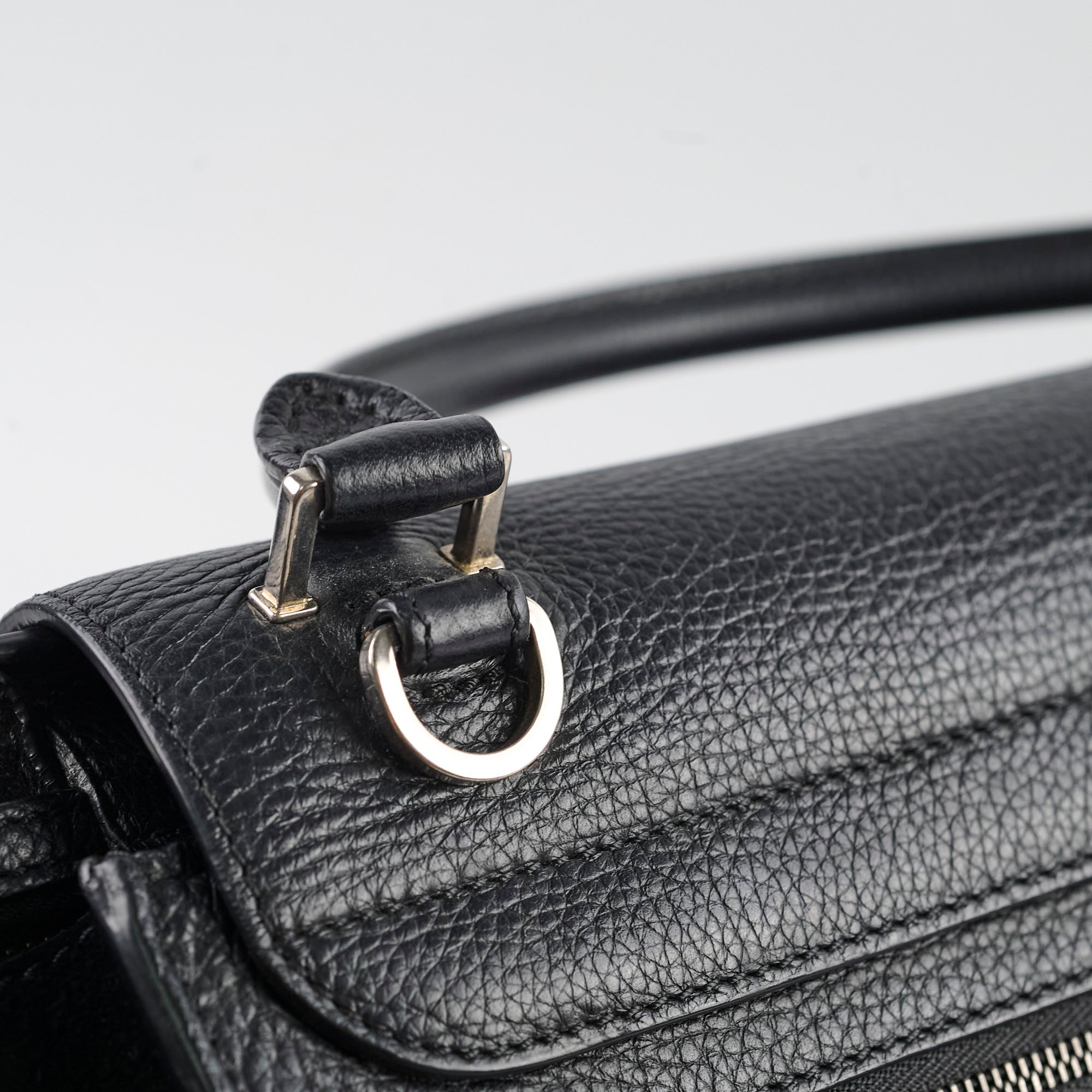 Celine Trapeze Medium Black Leather Handbag - Luxury Designer Shoulder Bag for Women | Perfect for Work, Travel & Evening Events