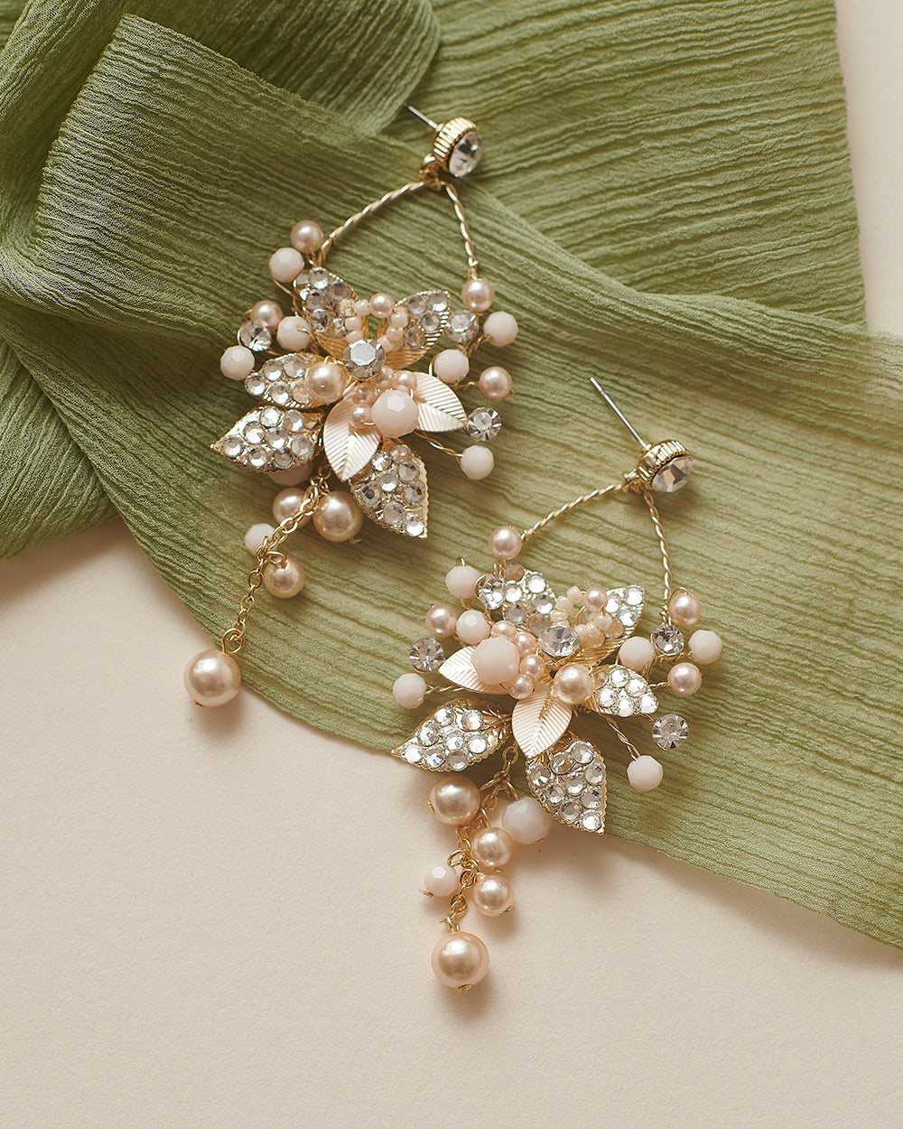 Penelope Pearl Dangle Earrings for Women - Elegant Drop Pearl Jewelry for Party, Wedding & Evening Wear