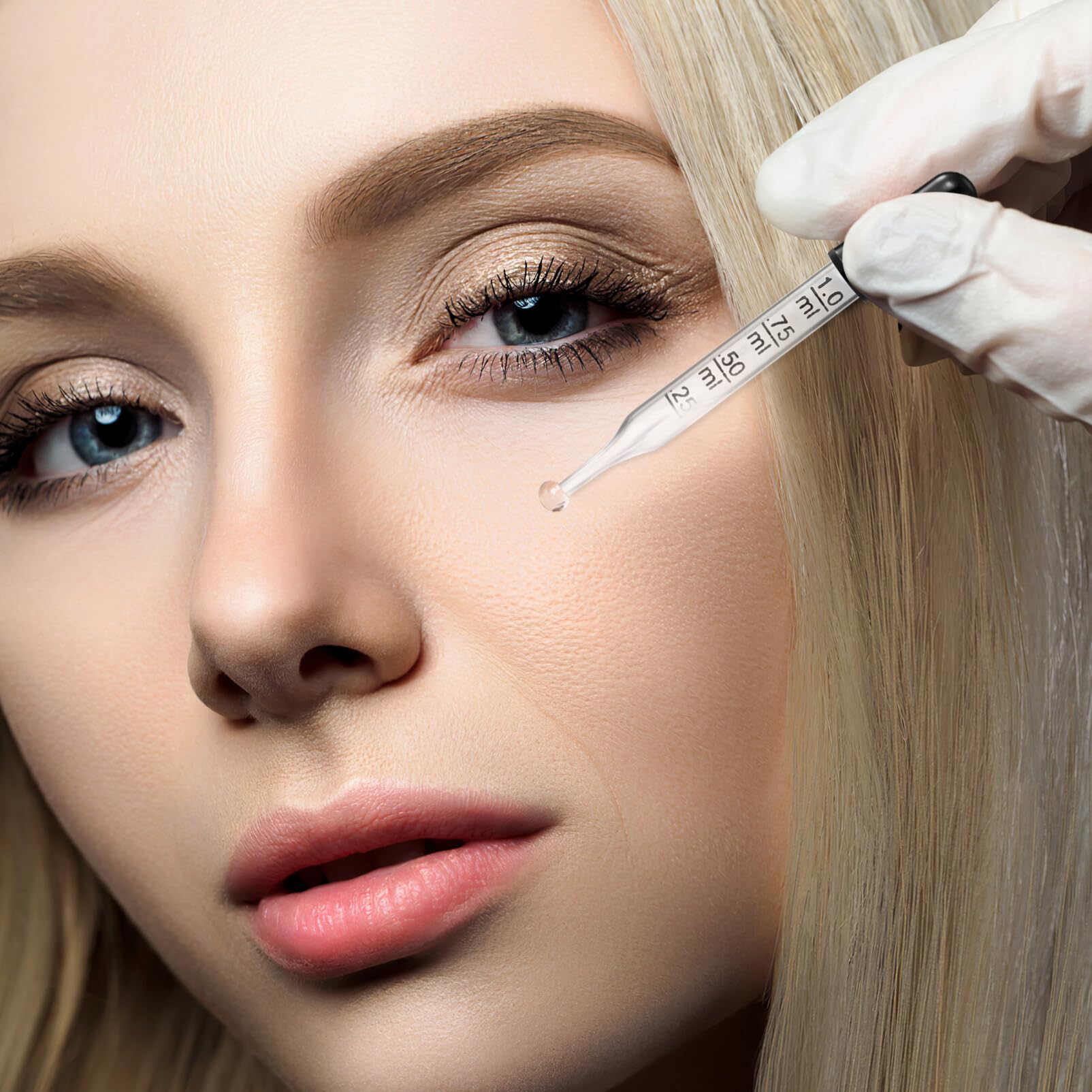 1ml Glass Dropper Pipettes for Essential Oils & Eye Care with Brush - Precise Measurement for DIY & Labs