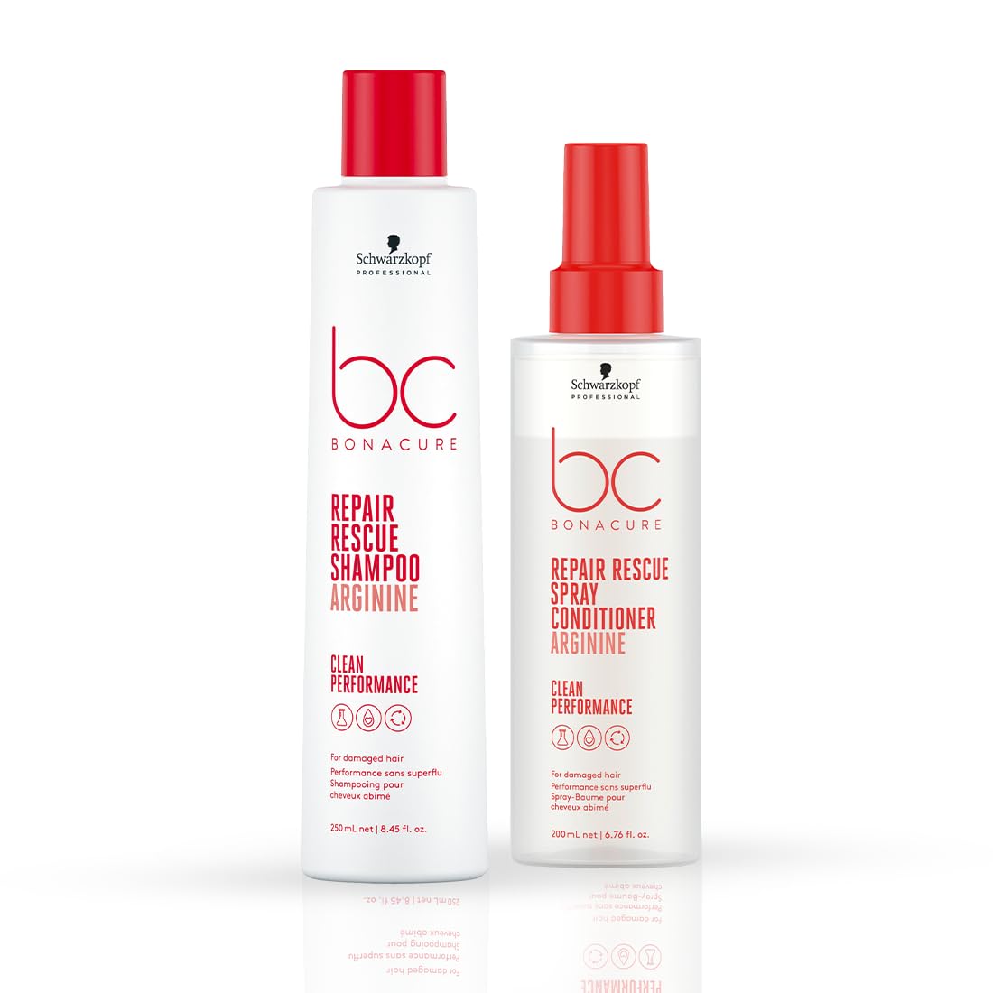 Schwarzkopf Professional Bonacure Repair Rescue Shampoo with Arginine - 250ml | Damaged Hair Treatment for Dry & Brittle Hair | Salon-Quality Hair Care for Women & Men