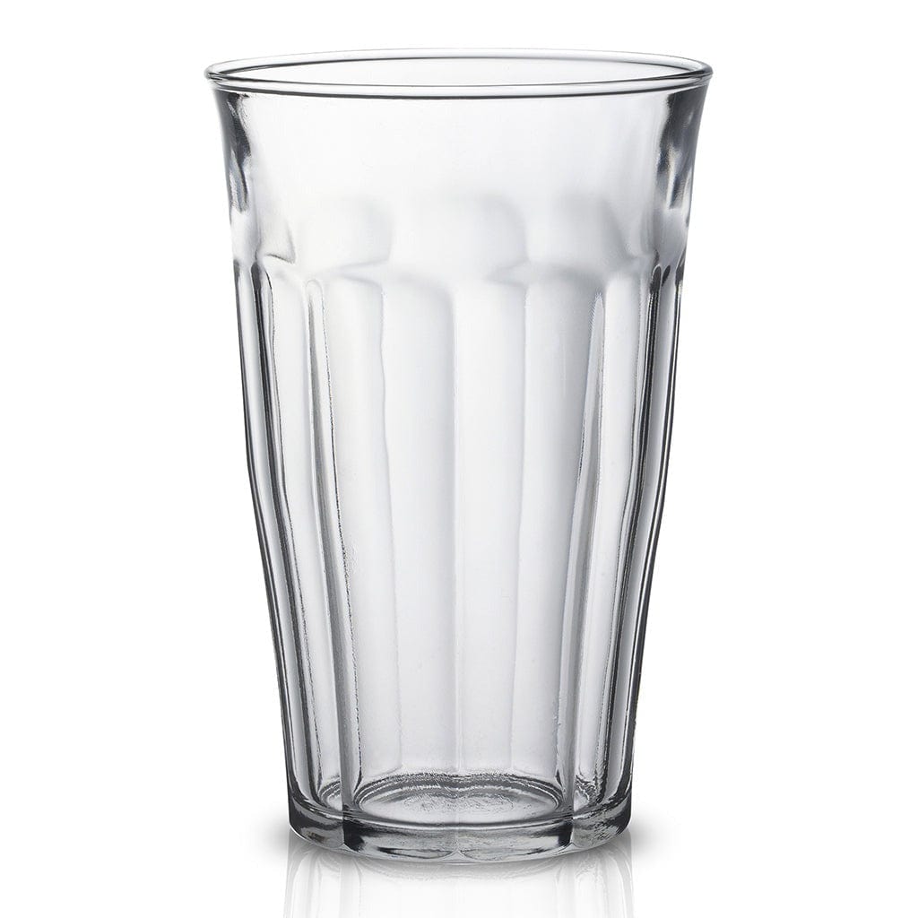 Duralex Le Picardie Clear Glass Tumbler - 16.7 oz (500ml) Set of 6 - Unbreakable French Drinking Glasses for Coffee, Juice & Cocktails - Perfect for Home, Restaurant & Outdoor Use
