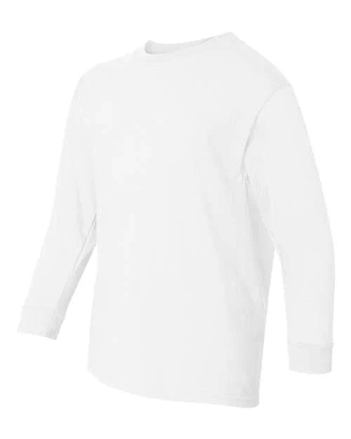 Gildan Heavy Cotton™ Youth Long Sleeve T-Shirt 5400B - Soft & Durable Kids' Tee for School, Sports & Everyday Wear