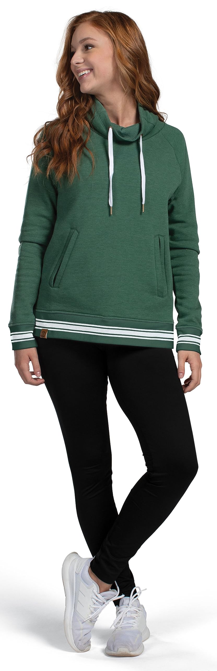 Holloway Women's All-American Funnel Neck Pullover Sweater - Cozy Casual Knit Top for Fall & Winter - Perfect for Office, Weekend Outings and Layering