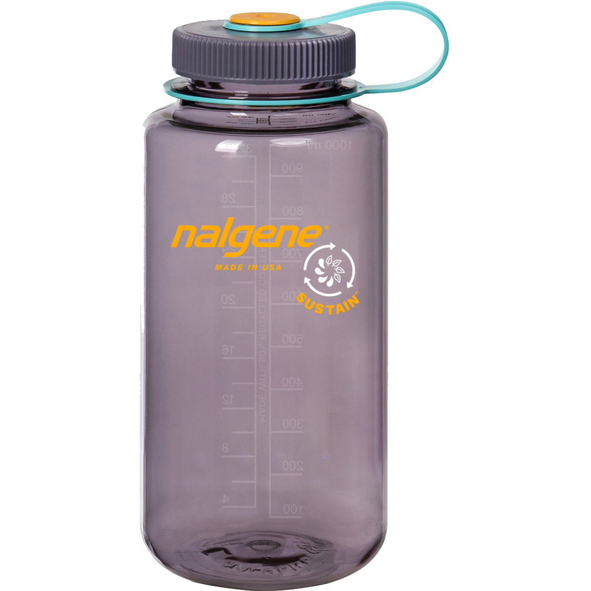 32 oz Wide Mouth Sustain Water Bottle - Insulated Stainless Steel, Leak Proof, BPA Free - Perfect for Gym, Hiking & Outdoor Activities (Aubergine Color)