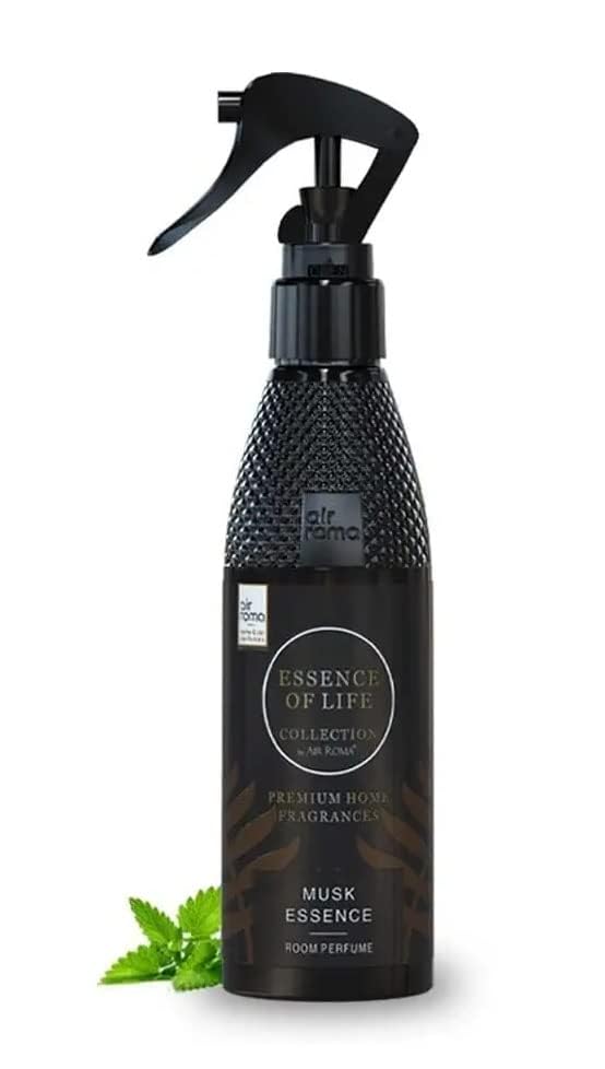 Premium AIR-ROMA Musk Essence Air Freshener Spray - Long-Lasting Fragrance for Home, Car & Office (200ml) - Eliminate Odors & Refresh Spaces Instantly