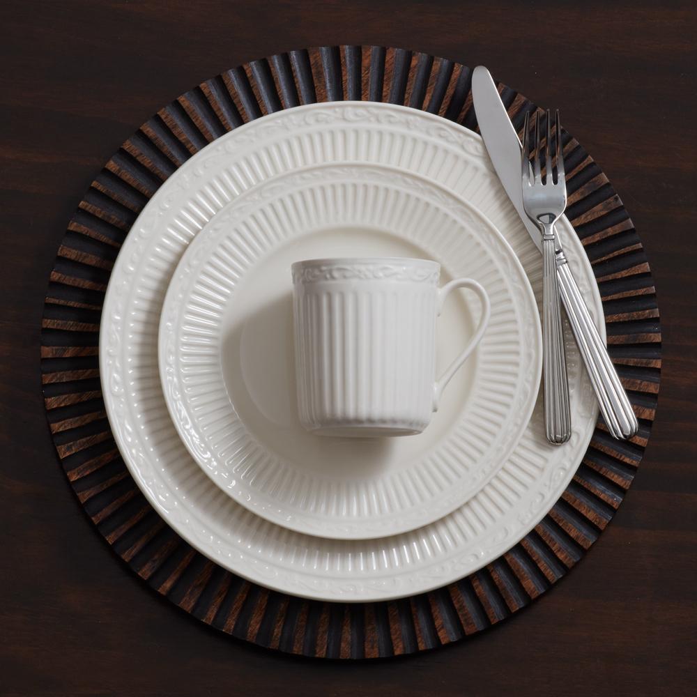 Italian Countryside® 16-Piece Dinnerware Set - Service for 4 - Elegant Porcelain Plates, Bowls & Mugs - Perfect for Family Dinners, Holiday Entertaining & Restaurant-Style Dining