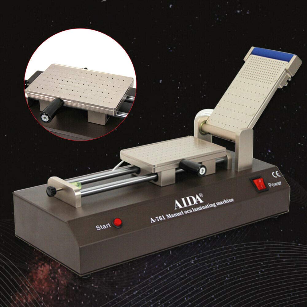 Gdrasuya OCA Vacuum Laminator Machine - Automatic Touch Screen Repair Equipment with Built-in Vacuum Pump for Cracked Glass Phone Screen Refurbishment | LCD Display Repair Tool for Smartphone & Tablet Screen Replacement | Perfect for Phone Repair Shops & DIY Enthusiasts