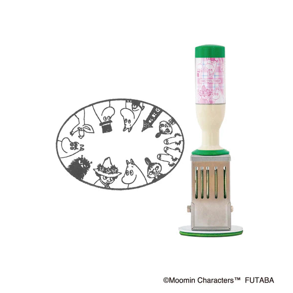 Moomin Rotating Date Stamp - Hobonichi Planner Accessories for Journaling, Scrapbooking & Bullet Notebooks | Tales from Moominvalley Inspired Stationery