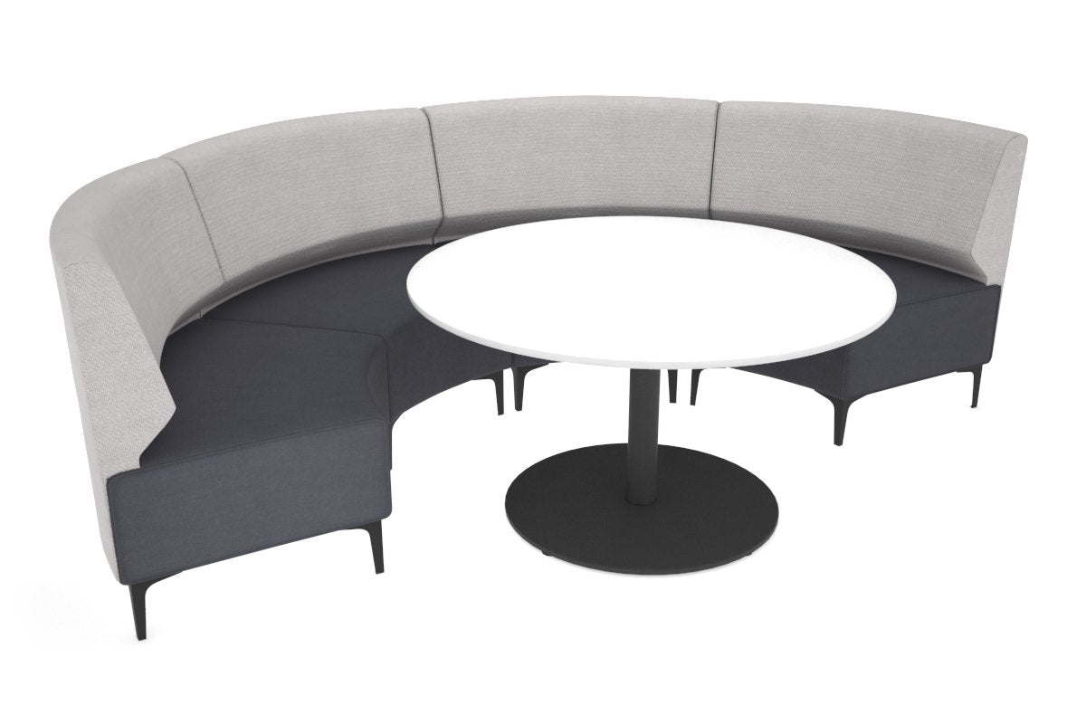 Mondo Half Circle Lounge Chair - Modern Accent Chair for Living Room, Bedroom, or Office - Perfect for Relaxing, Reading, and Lounging