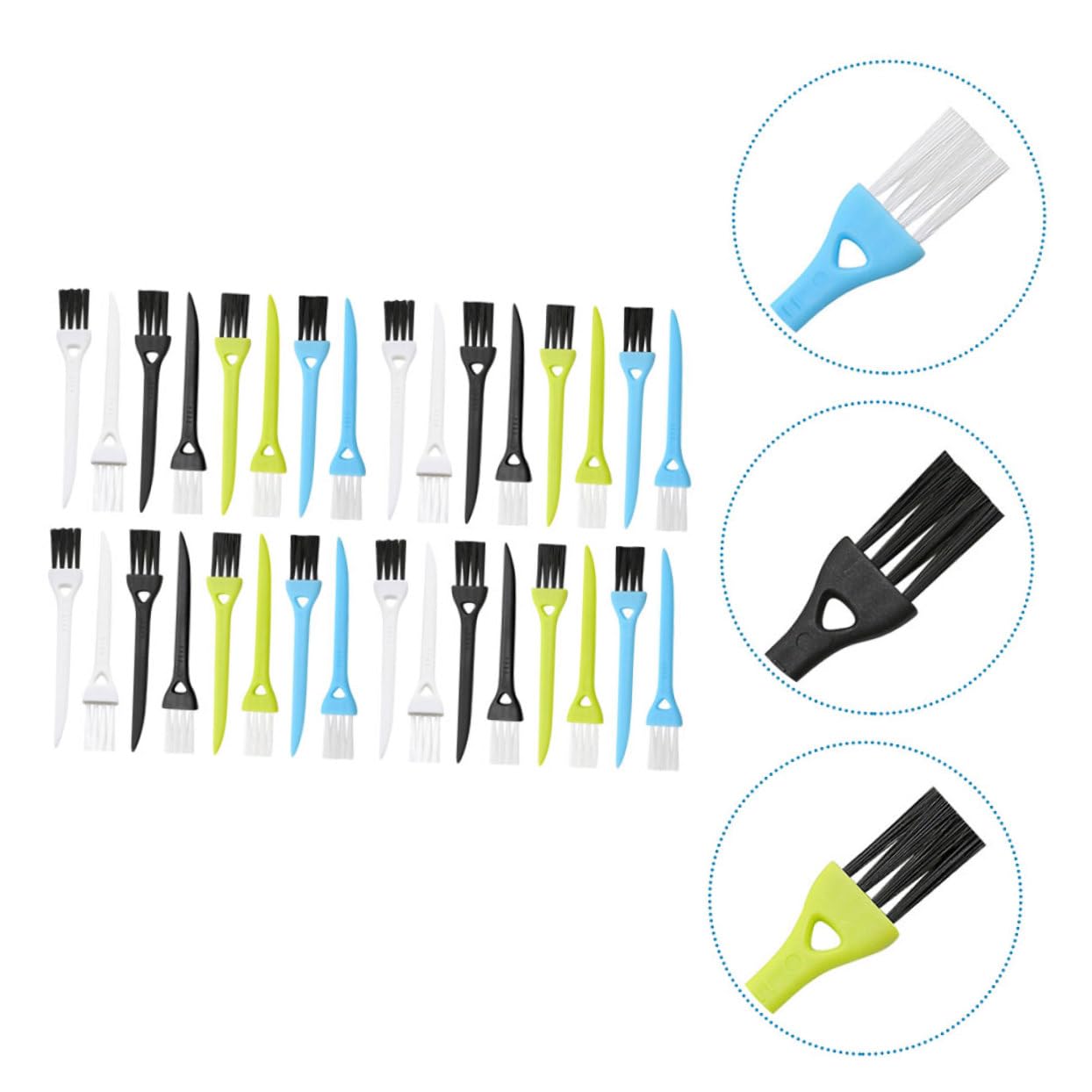 FOMIYES 108 Pcs Electric Shaver Cleaning Kit - Razor Brush, Clipper Cleaner, Small Duster Brush for Hair Clippers, Trimmers & Grooming Tools - Perfect for Barbershops, Salons & Home Use