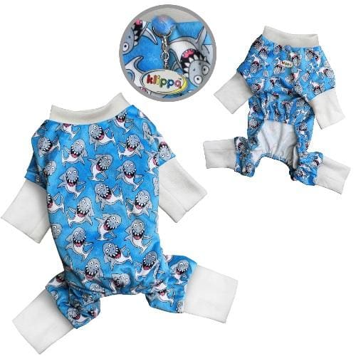 Funny Shark Costume Pajamas for Dogs & Cats - Soft & Comfortable Pet Sleepwear for Halloween, Christmas & Dress-Up Parties