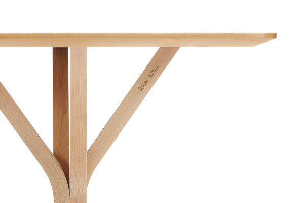 Bloom Bentwood Dining Table by Ton - Modern Wooden Dining Table for Kitchen & Dining Room - Perfect for Family Gatherings & Dinner Parties