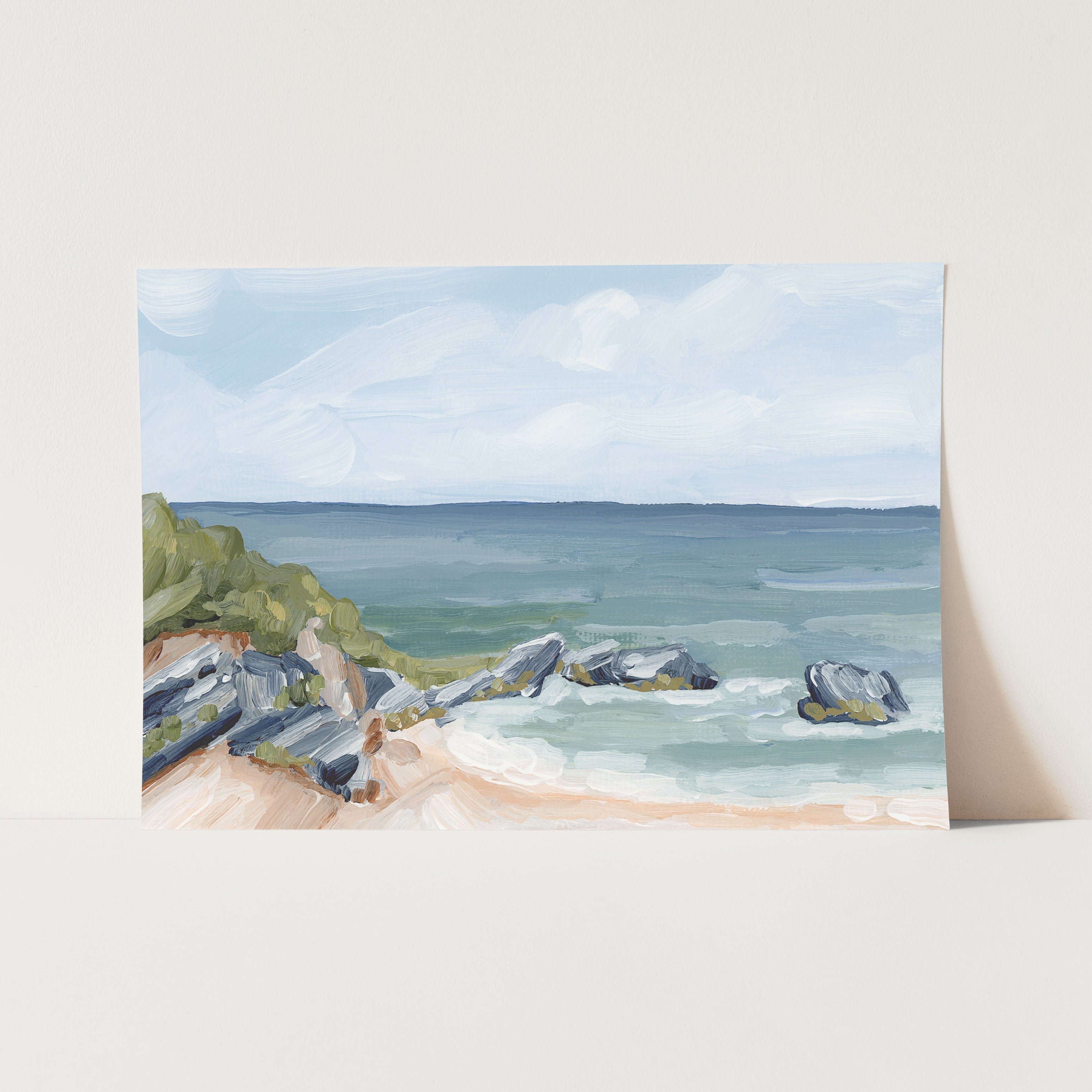 Married to the Sea Art Print - Coastal Wall Decor for Beach House, Nautical Themed Living Room & Bedroom - Ocean Inspired Home Artwork