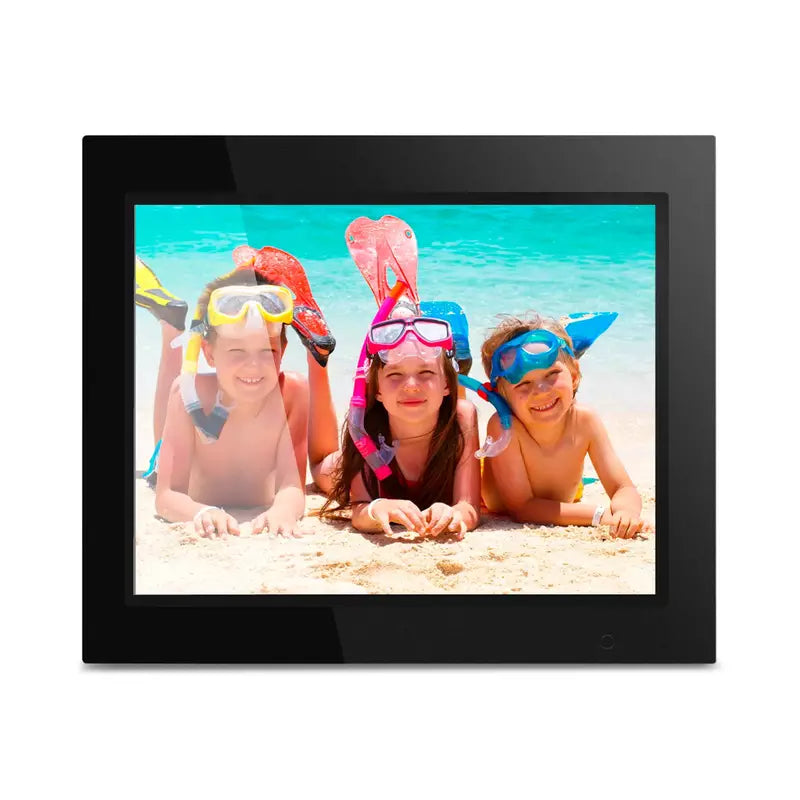 Aluratek 15 Inch Digital Photo Frame with 4GB Built-in Memory - Perfect for Home Decor, Office Display & Gift Giving
