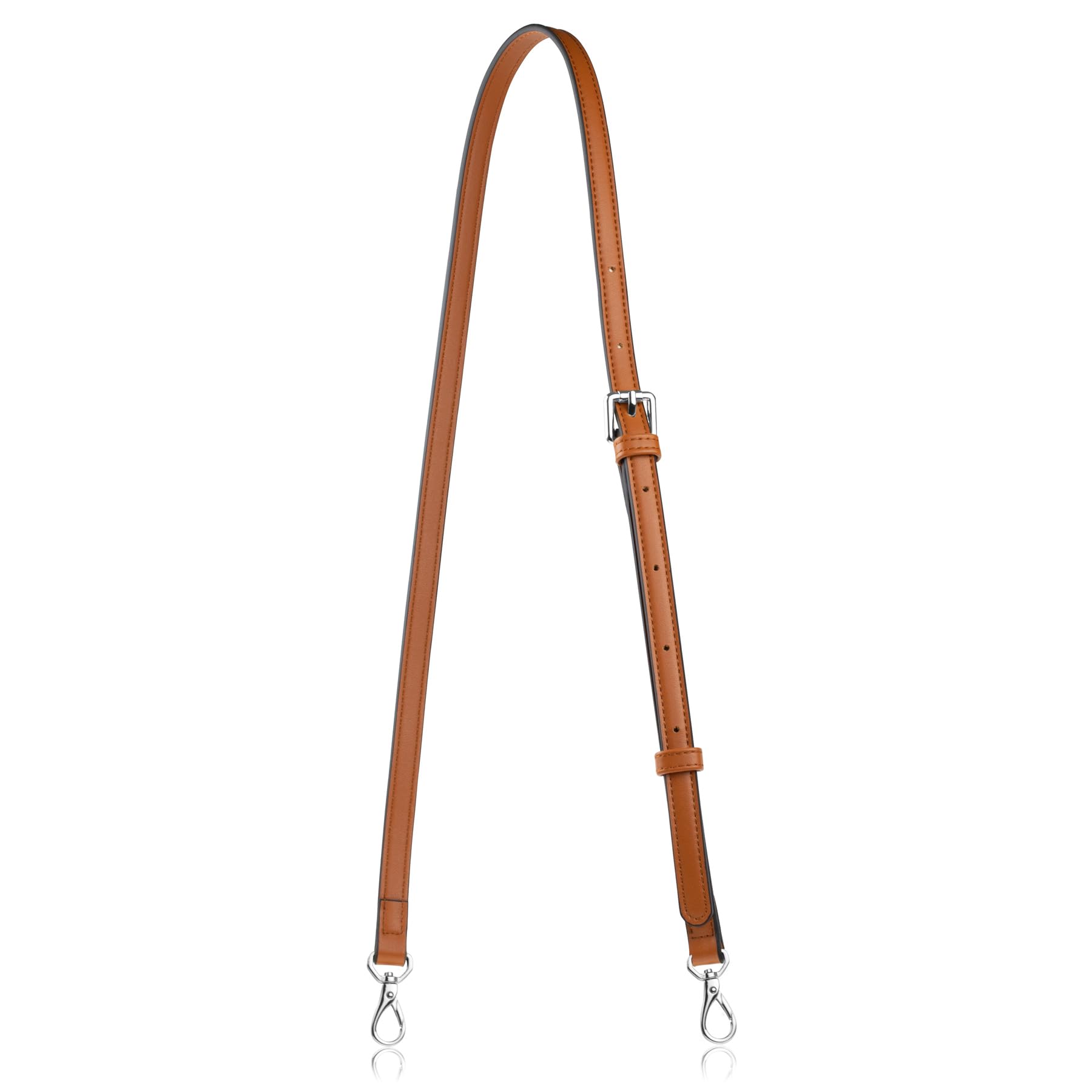 Allzedream Genuine Leather Purse Strap Replacement - Adjustable Crossbody Handbag Strap for Women, Long Shoulder Bag Strap (Perfect for Daily Use, Travel & Shopping)