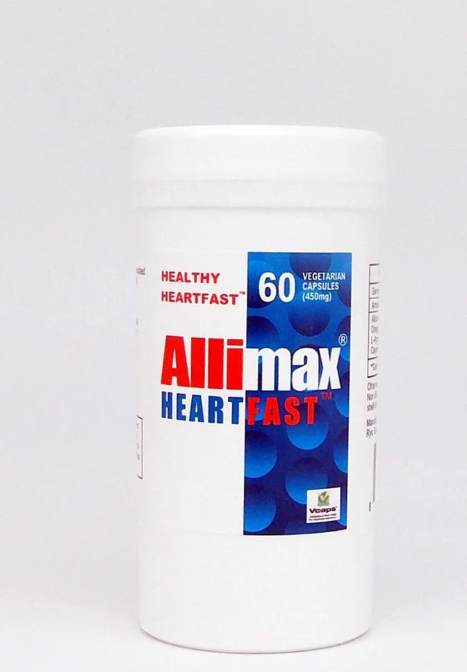 Allicin Max AlliMax Heart Support Supplement - 60 Capsules for Cardiovascular Health & Fast-Acting Benefits | Ideal for Daily Wellness & Heart Care