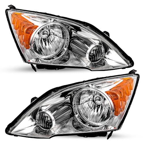 Chrome Housing with Amber Reflector