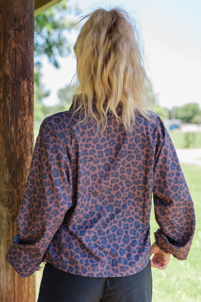 Spotted Sweetheart Windbreaker Jacket - Lightweight & Stylish Outerwear for Women | Perfect for Spring & Fall Outdoor Activities