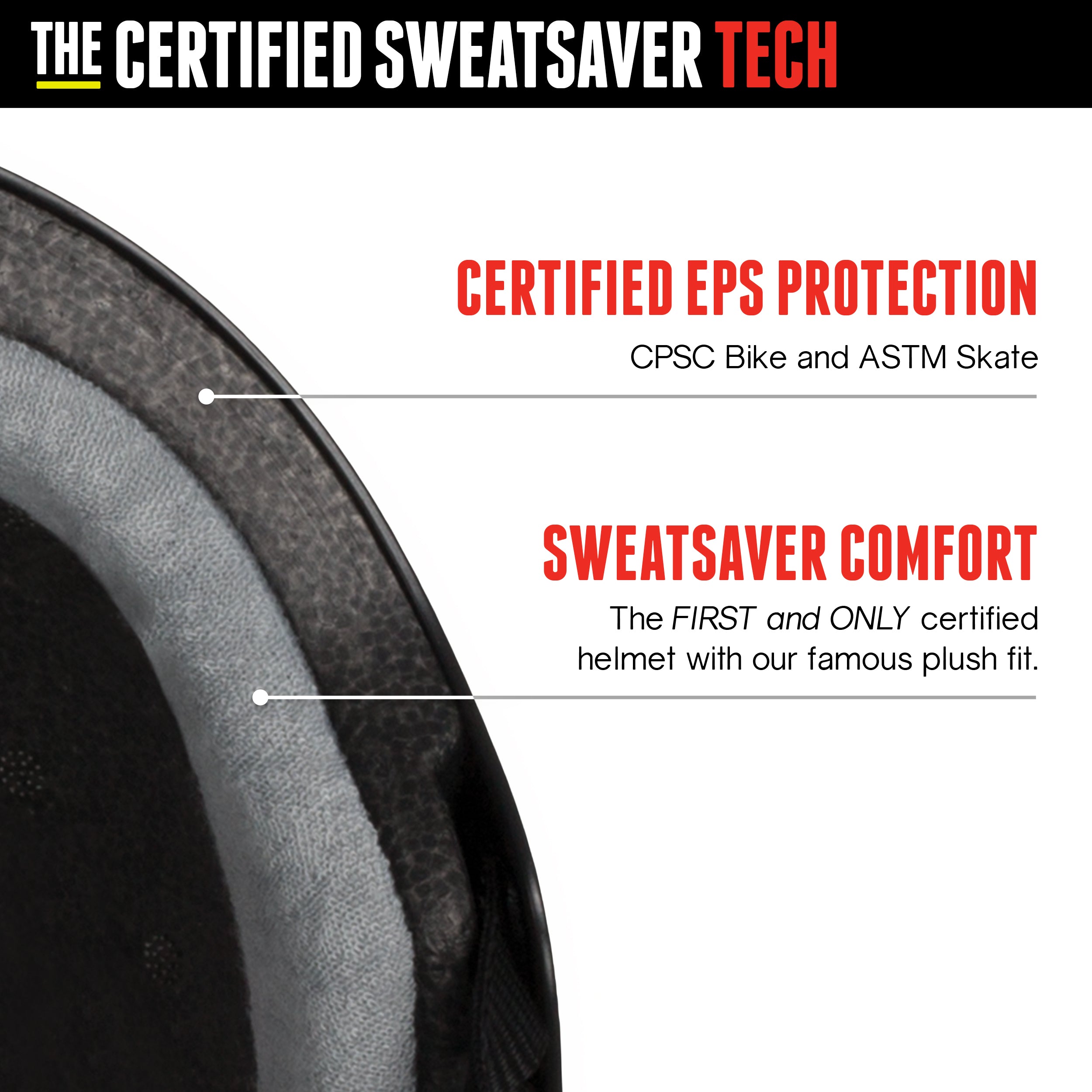 Certified Sweatsaver Helmet with Visor - Lightweight & Breathable for Cycling, Motorcycling & Outdoor Sports