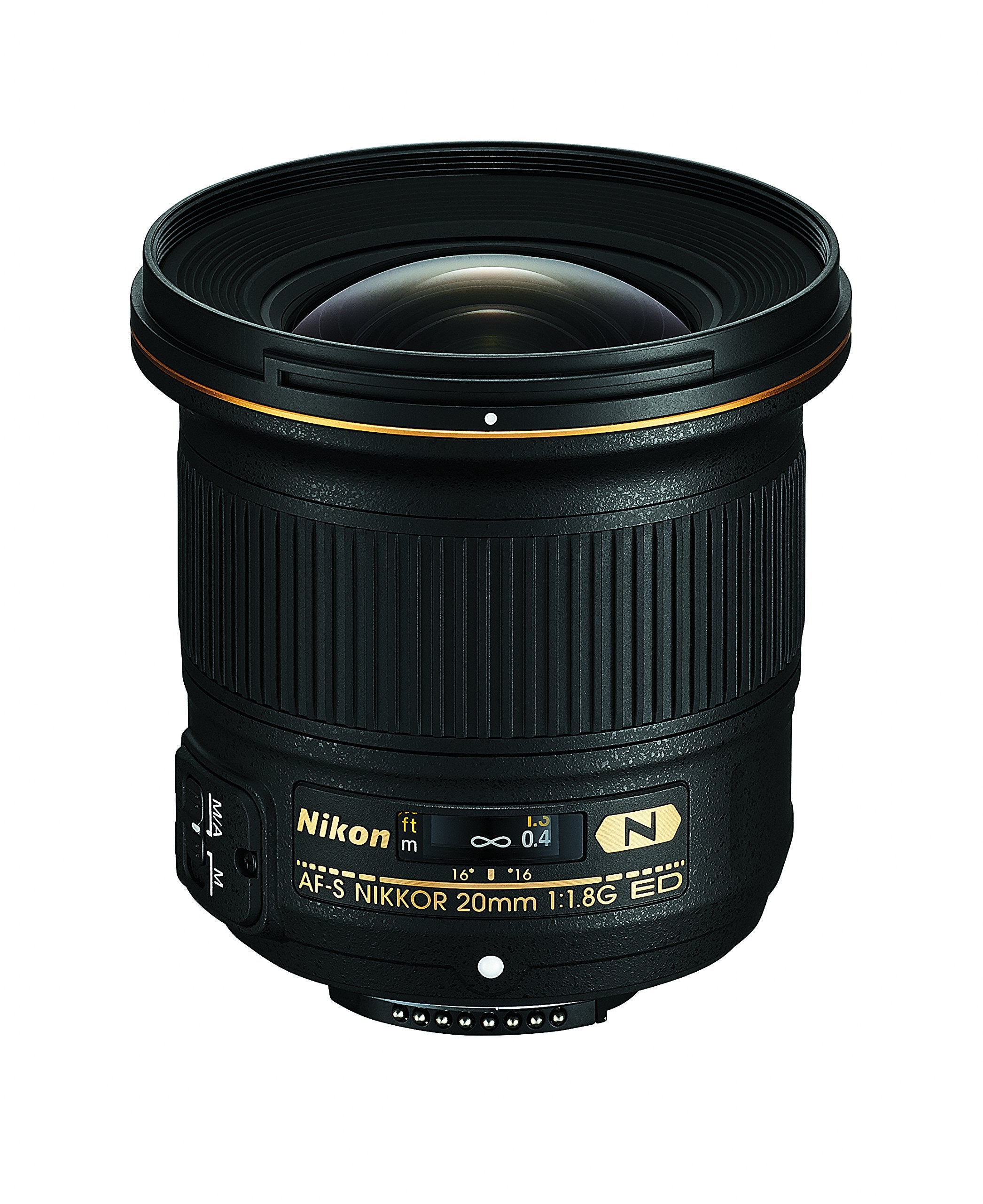 Nikon AF-S NIKKOR 20mm f/1.8G ED Wide Angle Lens for DSLR Cameras - Perfect for Landscape, Architecture & Low Light Photography