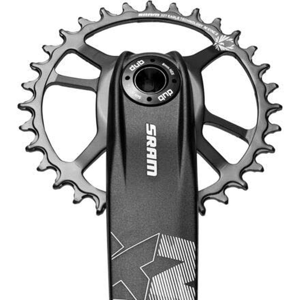 SRAM NX Eagle DUB 32T 12-Speed Mountain Bike Crankset - Black | Compatible with MTB & Trail Bikes for Enhanced Performance on Rough Terrains