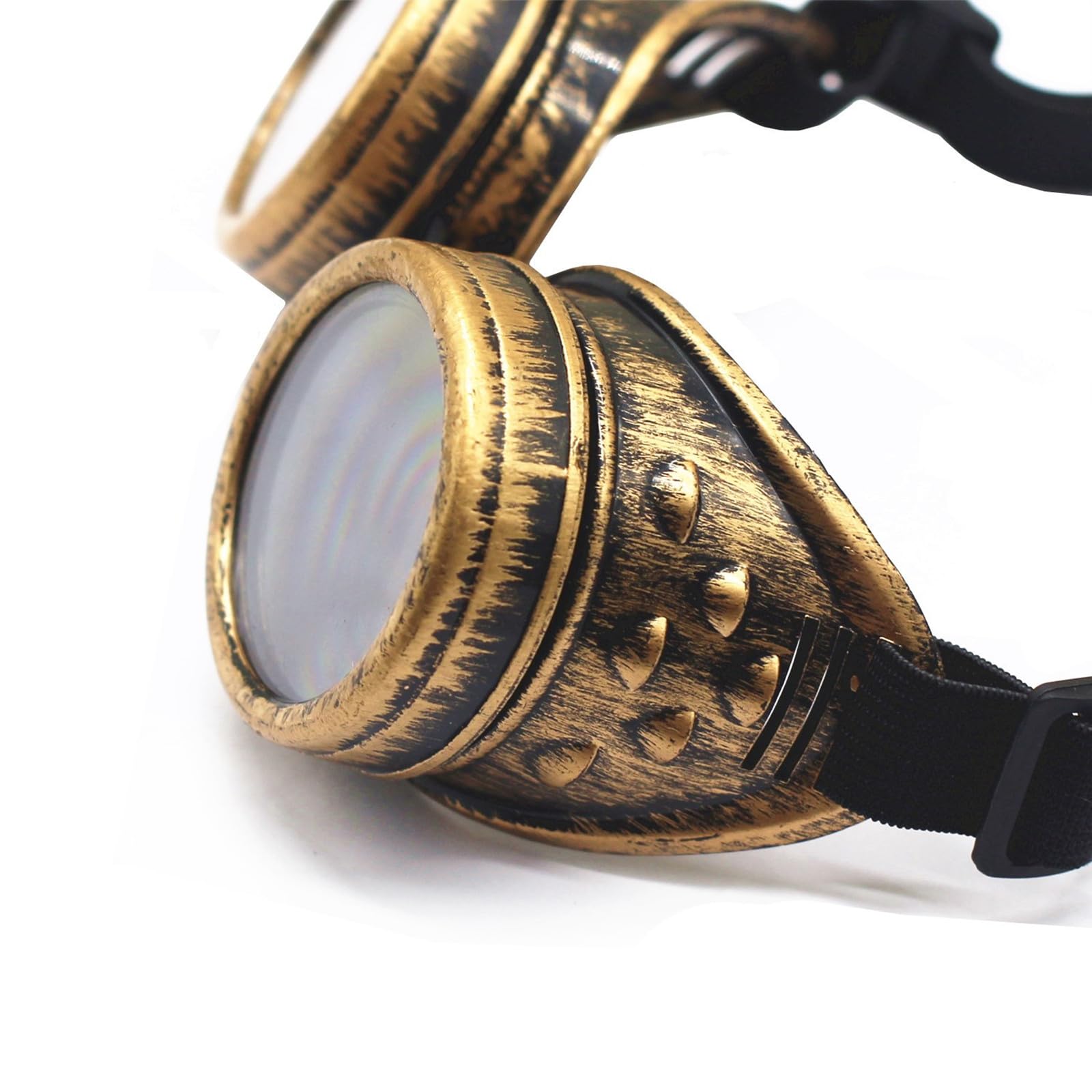 Vintage Steampunk Goggles - Gothic Cosplay Glasses for Halloween, LARP, Costume Parties & Steampunk Fashion Accessories