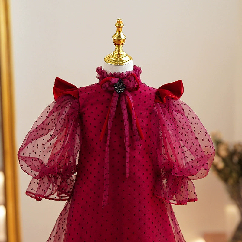 Adorable Christmas Baby Girl Dress - Toddler Pageant & Birthday Party Princess Gown for Holiday Photos & Special Occasions