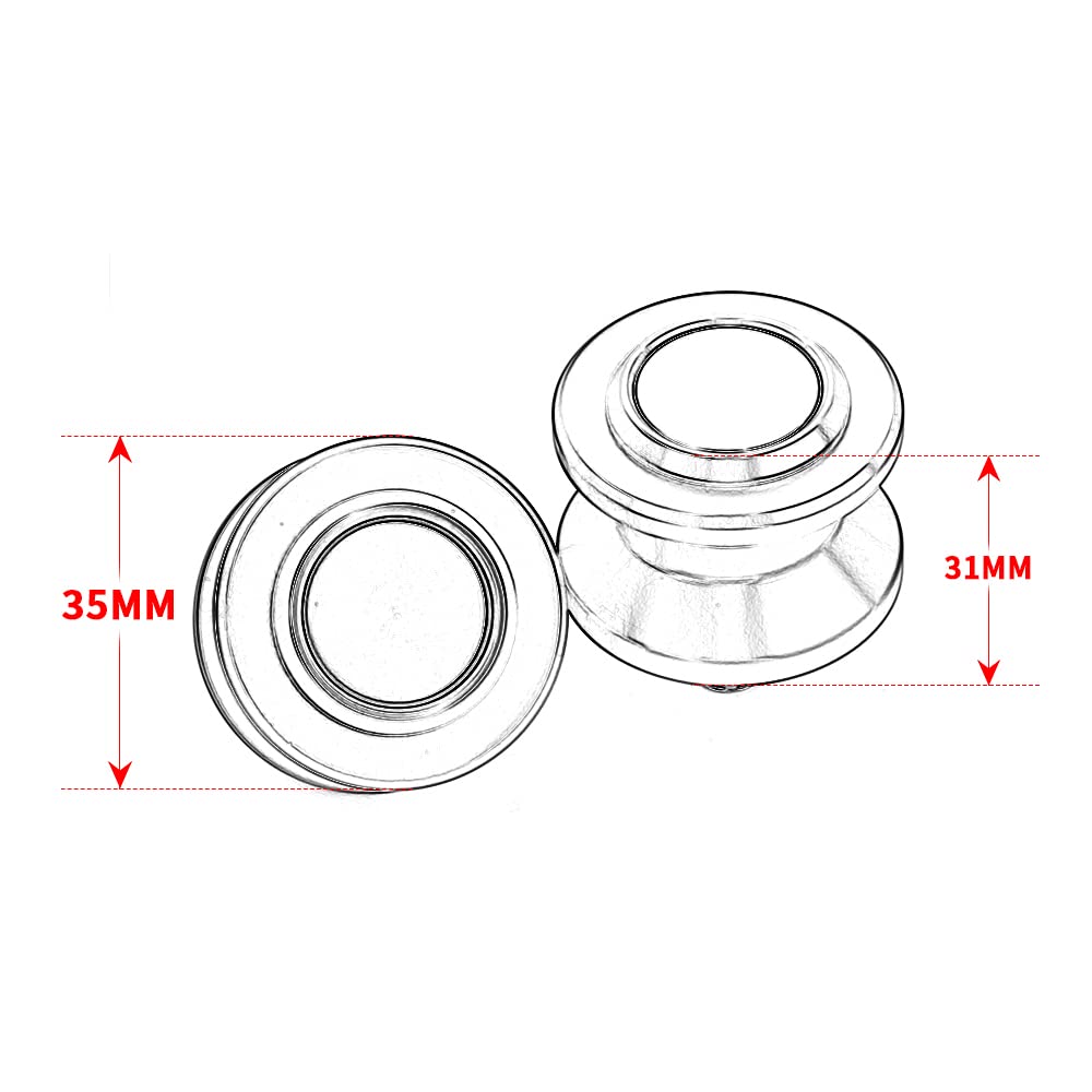 Honda CB650R (2019-2023) & Neo Sports Café (2019-2020) Motorcycle Swingarm Spools - Black Frame Sliders for Rear Stand & Protection - Durable CB 650R Accessories - Perfect for Garage Maintenance & Bike Storage