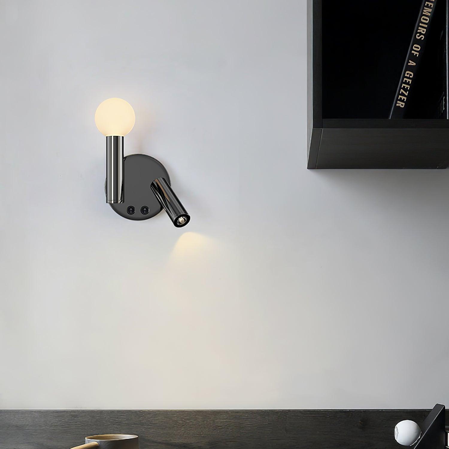 Fedde Modern Wall Lamp - Sleek LED Sconce Lighting for Bedroom, Living Room & Hallway - Energy Efficient Indoor Wall Light Fixture
