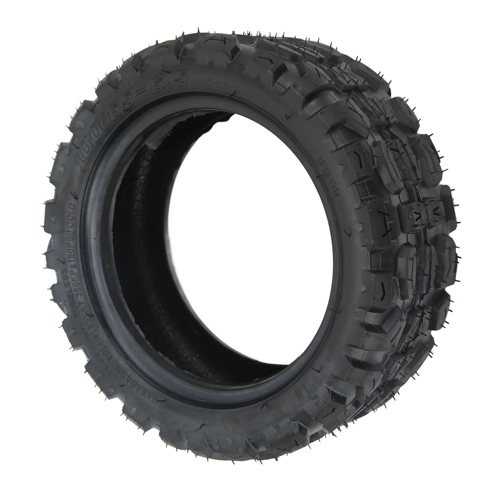 100/65-6.5 Electric Scooter Tire - Anti-Skid Thickened Rubber Vacuum Tire for 100/65-6.5 Electric Scooters | Durable Tubeless Design for Commuting & Urban Riding