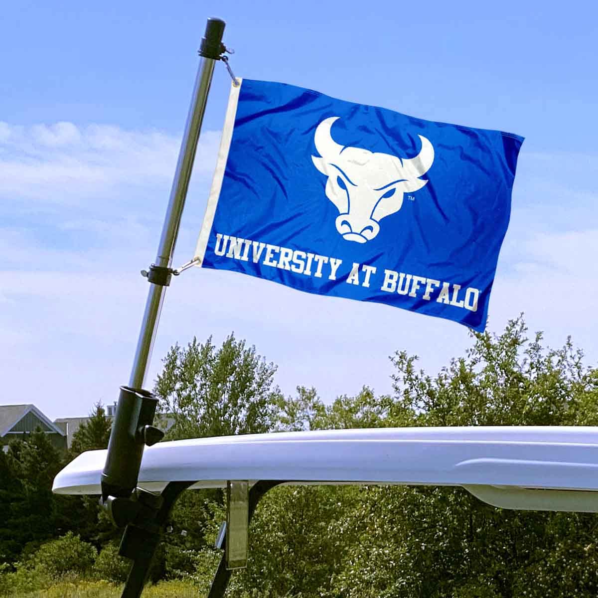 Buffalo Bulls Boat Flag - College Flags & Banners Co. | Durable Nautical Flag for Boats, Tailgating & Game Day Decor