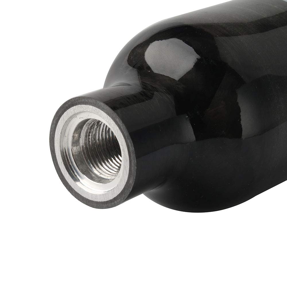High-Pressure Carbon Fiber HPA Paintball Tank (31 Cu in / 4500 PSI) - Lightweight Compressed Air System for Paintball & Airsoft Games - Empty Bottle for Easy Refilling