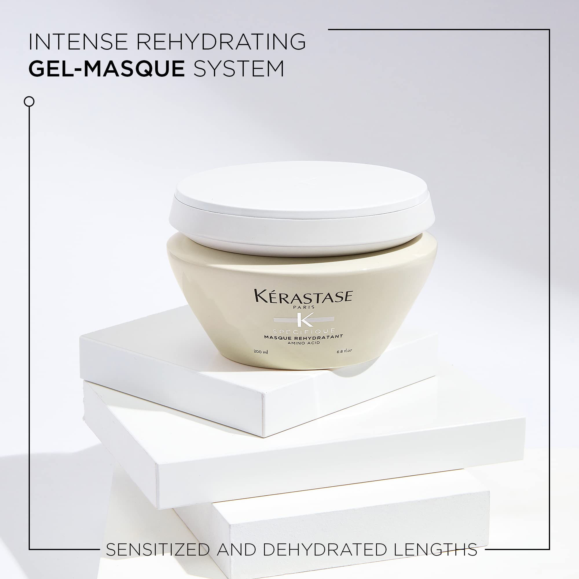 Kerastase Specifique Balancing Shampoo & Hydrating Hair Mask Set for Oily Scalp & Dry Ends - Oil Control & Deep Moisture Treatment for Shiny, Healthy Hair - Perfect for Daily Hair Care & Salon-Like Results at Home
