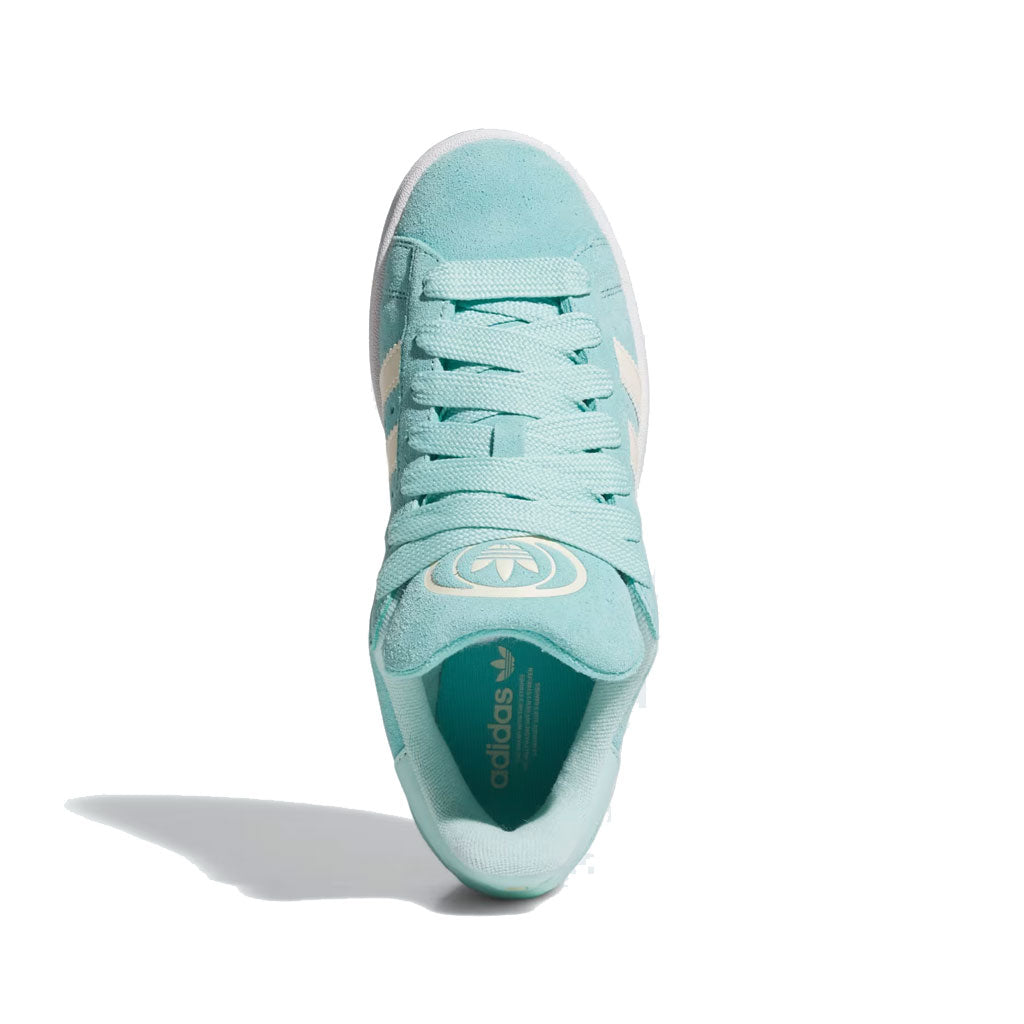 Adidas Women's Campus 00S Sneakers - Teal/White/Gum Colorway | Retro Running Shoes for Women | Perfect for Casual Wear, Gym & Street Style