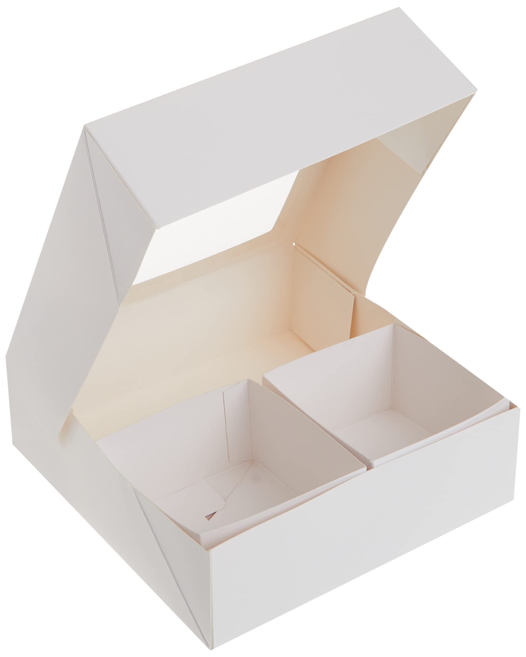 Wilton 4-Compartment Treat Boxes - 3-Pack for Homemade Desserts & Gifts | Baking & Party Favors