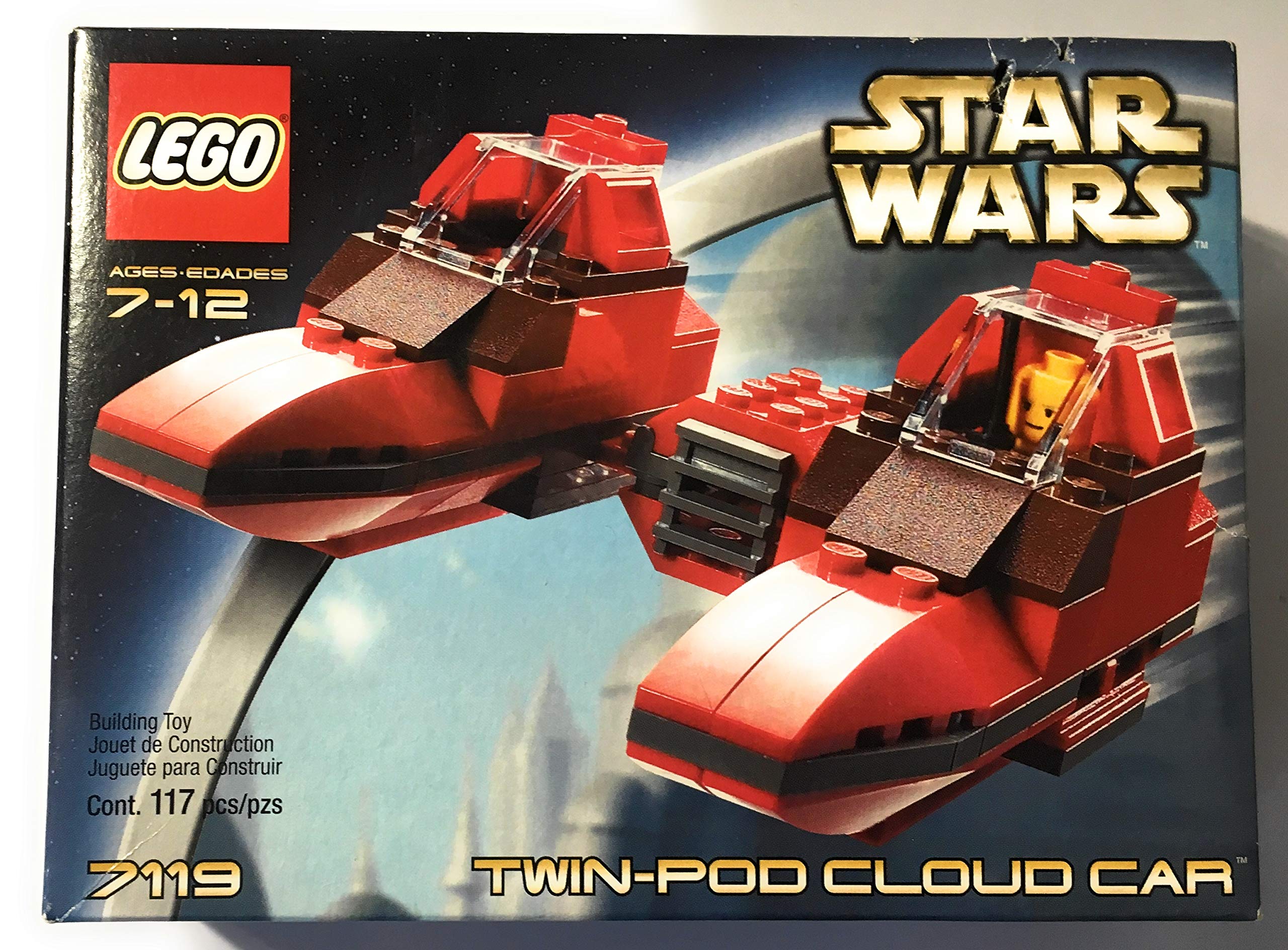 LEGO Star Wars Twin-Pod Cloud Car Building Set (7119) - Perfect for Kids & Adult Collectors, Great for Display & Play