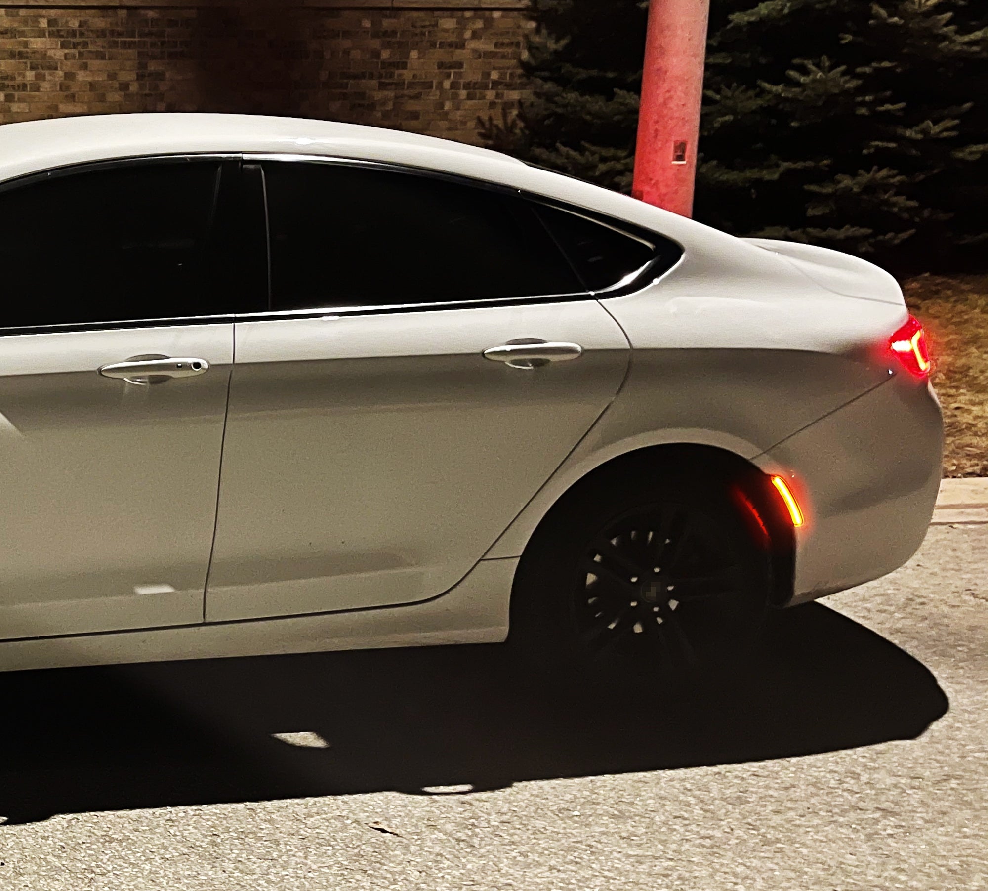 Amber/Red Full LED Side Marker Light Kit for Chrysler 200 - Clear Lens, Durable & Bright - Perfect for Night Driving & Enhanced Vehicle Visibility