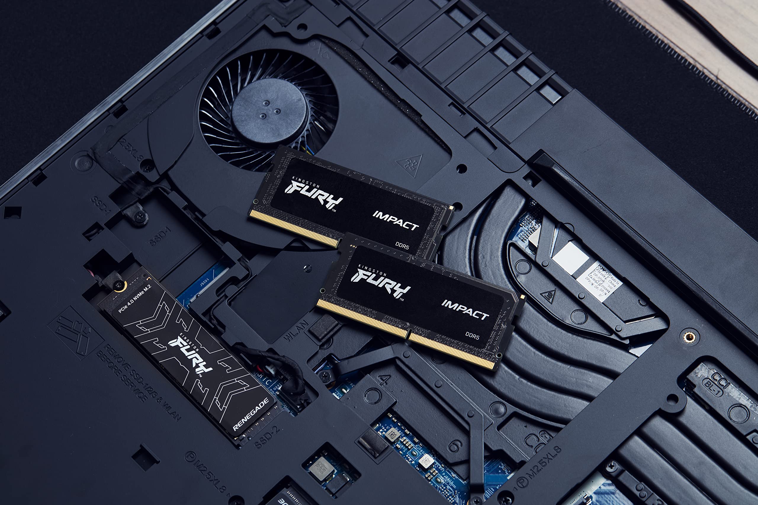 Kingston FURY Impact XMP 32GB 6000MT/s DDR5 CL38 SODIMM Laptop Memory Kit (2x16GB) - High-Speed Gaming RAM for Laptops | Perfect for Gaming, Content Creation & Multitasking