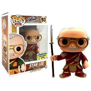 Funko Pop Asia Red Stan Lee Guan Yu #93 Convention Exclusive - Rare Collectible Action Figure - Brand New Mint Condition - Perfect for Marvel Fans & Comic Collectors