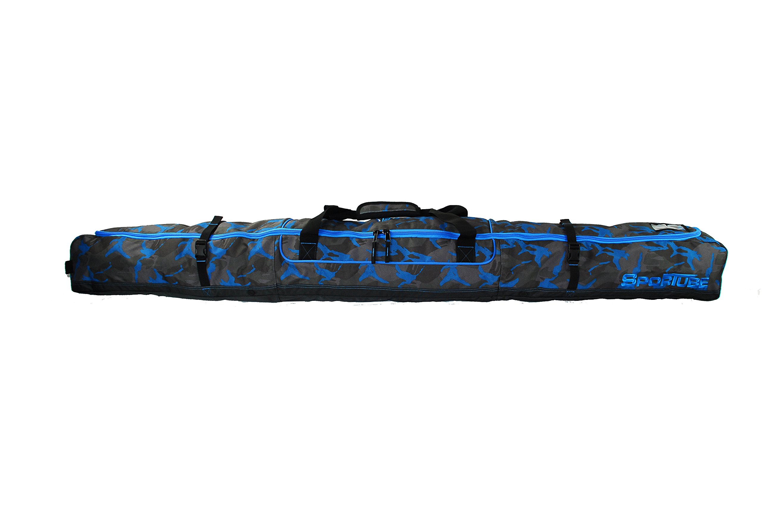 Premium Waterproof Ski Bag for Travel - Durable & Lightweight Ski Equipment Carrier for Airplane & Mountain Trips | Perfect for Winter Sports & Snowboarding Adventures