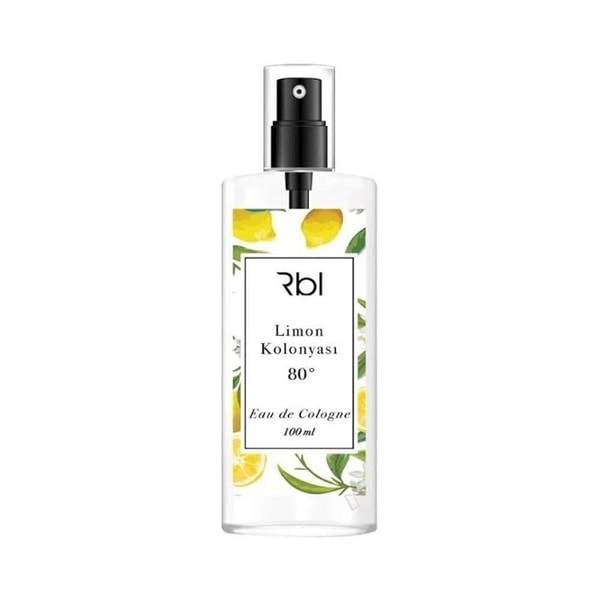 Rebul Lemon Eau de Cologne - 100ml Fresh Citrus Scent for Men & Women - Perfect for Daily Wear, Office & Special Occasions