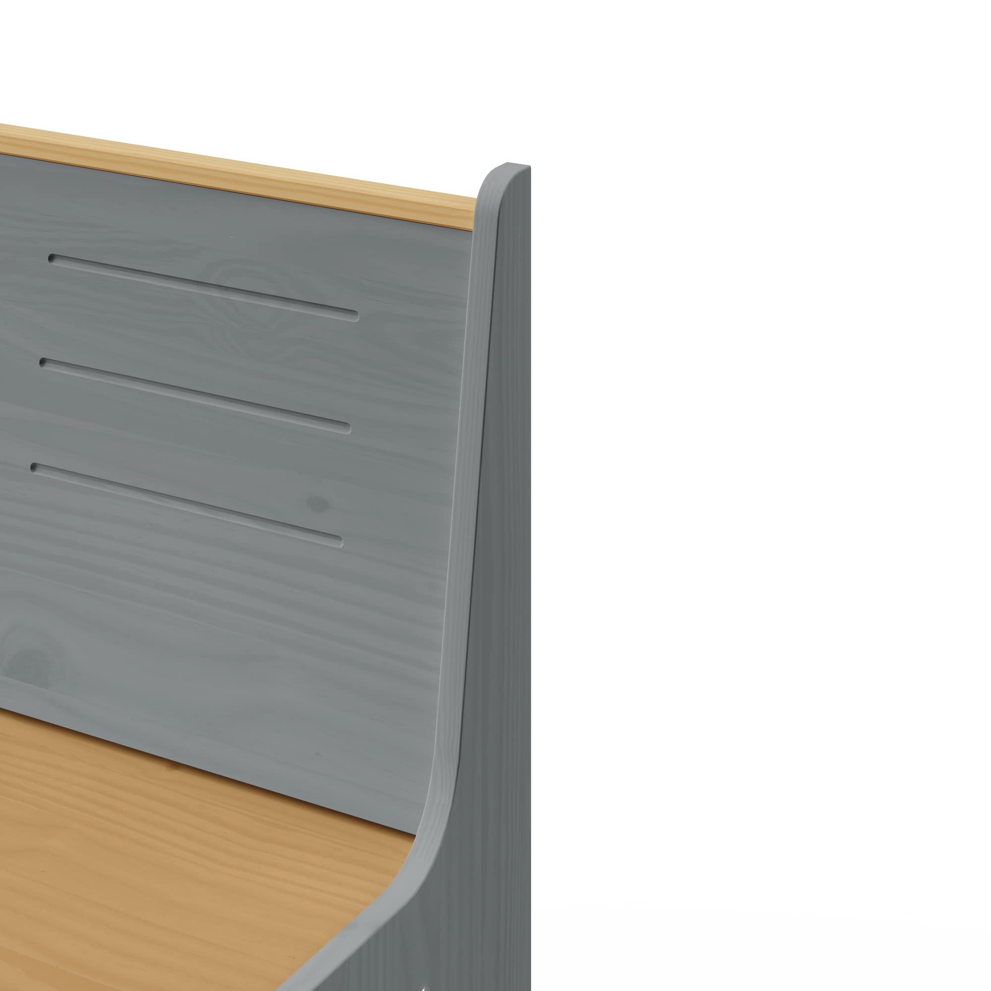 Space-Saving L-Shaped Breakfast Nook Set - 3-5 Seat Corner Dining Table & Bench with Reversible Design, Grey Wood for Kitchen & Small Dining Areas | Perfect for Family Homes, Apartments & Cozy Breakfast Nooks