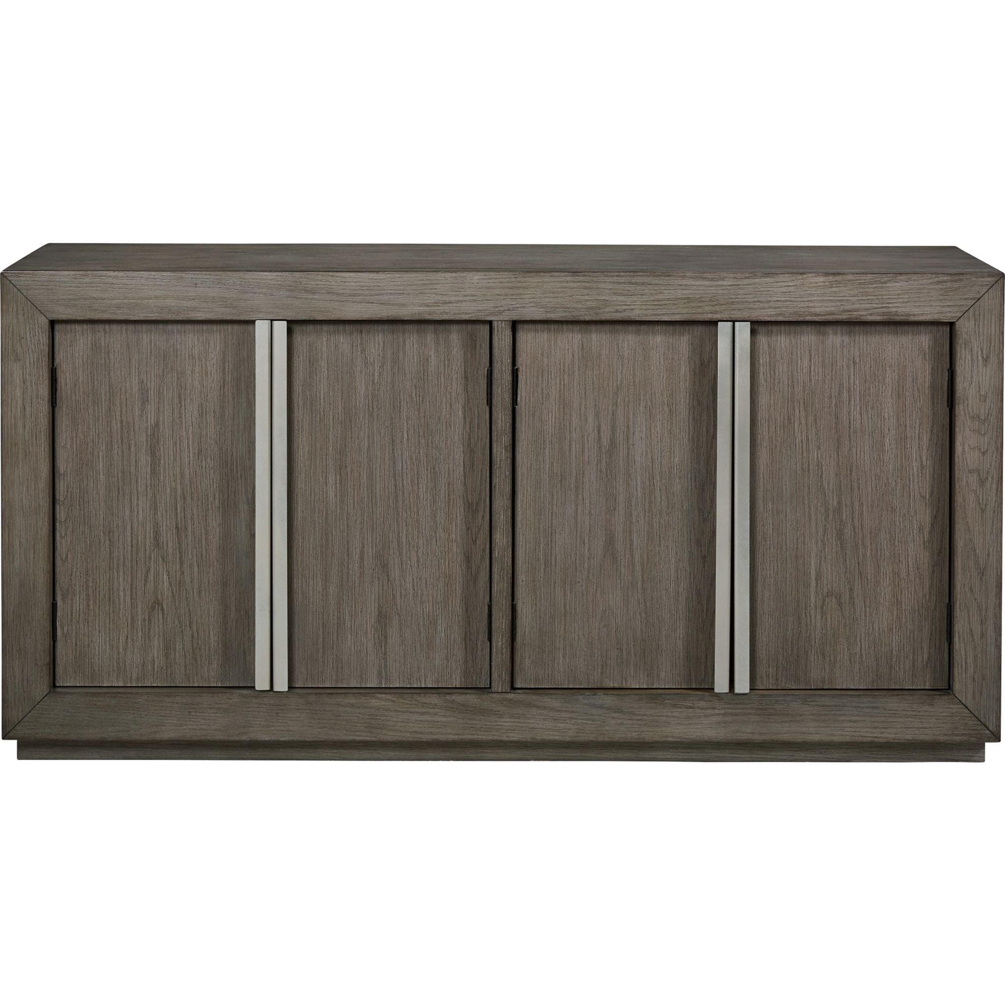Anibecca 60-Inch Gray Dining Server Buffet Table with Storage - Modern Sideboard for Dining Room, Living Room, and Entryway Organization